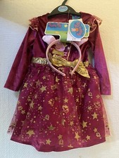 Peppa Pig Christmas Costume Dress With Ears Headband Age 1-2