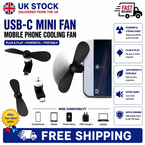 Mini portable phone fan for - fan,
