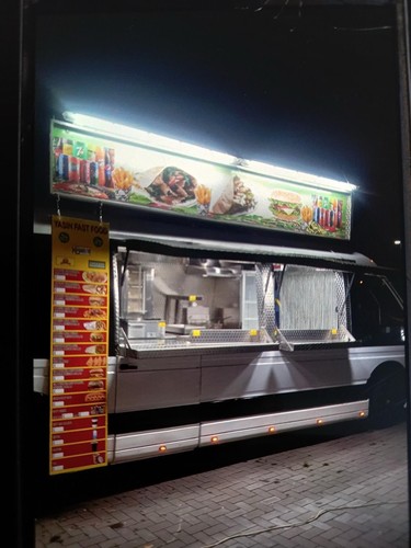 Food trailer catering van - food,