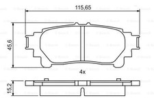 BOSCH 0 986 494 873 Brake Pad
