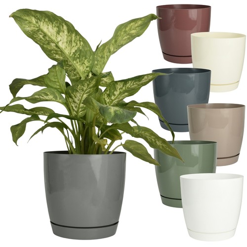 Gloss flowerpot planter pot - flowerpot,