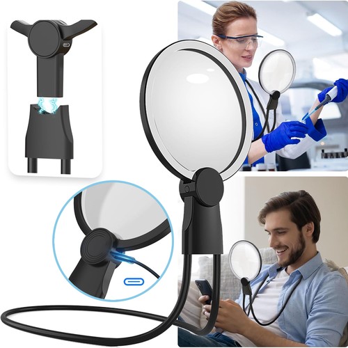 Hands free magnifying glass - 5x,