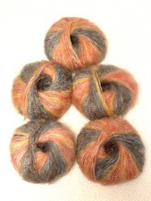 5 balls x 25g Mohair yarn 