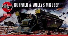 Airfix 02302V - A02302V - Buffalo & Willys MB Jeep - 1:76