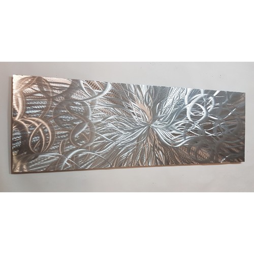 Modern abstract metal wall