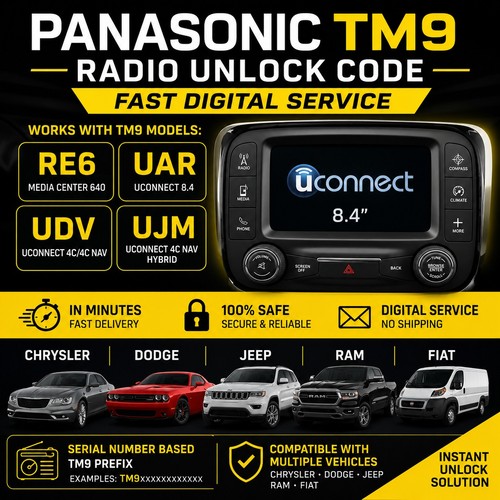 Panasonic tm9 uconnect - ✅,