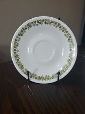  VINTAGE Corelle Saucer For Coffee Cup Crazy Daisy~Green Blossom 6.25" ??
