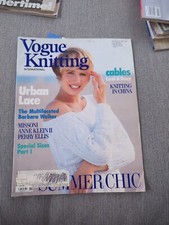 Vintage Vogue Knitting International Knitting Magazine Spring/Summer 1989