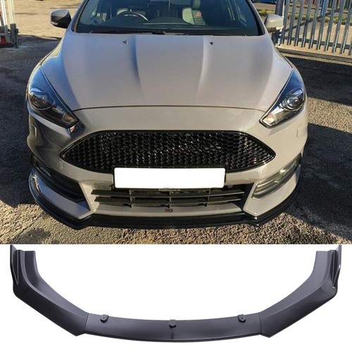 Matte black front - bumper, lip