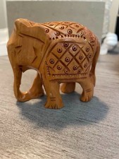 Vintage Hand-Carved Wooden