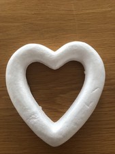 Heart shaped DIY White Foam