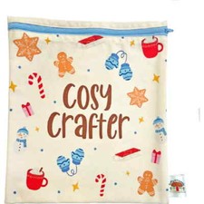 Bothy Threads Project Bag „Cosy Crafter“, with zipper, PB8, 28x31cm