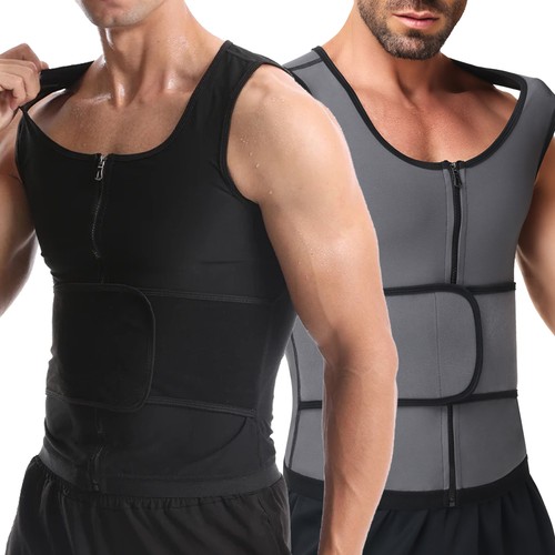 Men sauna slimming vest - slimming, with