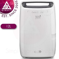 De'Longhi Tasciugo Ariadry 12L Portable Dehumidifier│Dry Function│Dex212Sf│InUK