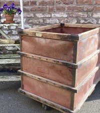 Mill Truck Cart Wooden Banded