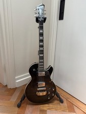 Hagstrom Super Swede Electric Guitar in Cosmic Black Burst in Mint Condition