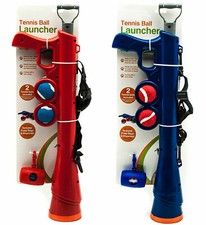 60cm Long GUN Dog Ball Launcher Thrower with 2 TENNIS BALLS, Strap & Poo Bags 