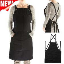 Adults Artist Canvas Apron with Pockets Painting Apron Painter Adjustable KD