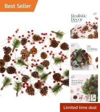 Realistic 130ct Pine Cones &