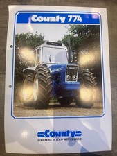 County 774 Tractor Vintage Brochure A4