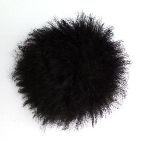 Black sheepskin replacement - black,