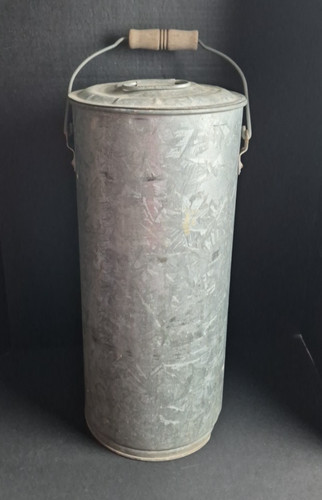 Galvanized tin gallon - 5-gallon, 8.5"