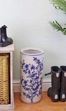 Umbrella Stand, Vintage Blue &