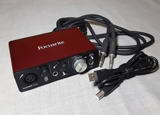 Focusrite Scarlett Solo 2nd Gen Recording Audio Interface with USB, 1/4"  Cables