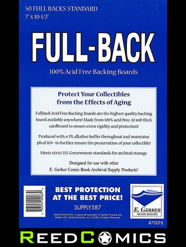 Full backs standard size pack - backs,