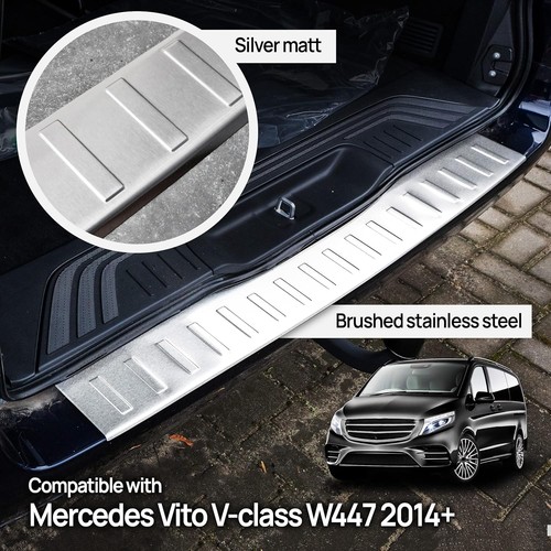 Chrome rear bumper protector - rear,