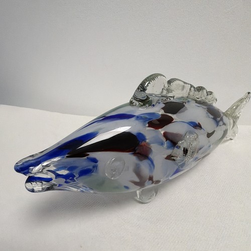 Murano style glass - glass, fish