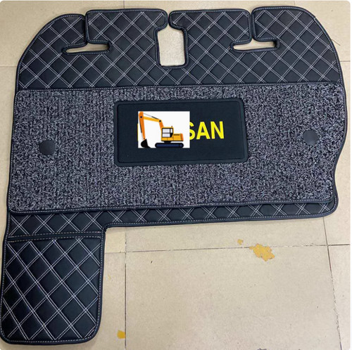 Excavator cab foot pad carpet - excavator,