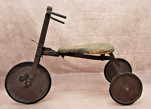 Antique childs tricycle metal - childs,