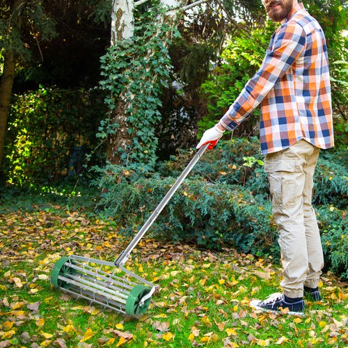 Outdoor garden lawn aerator - outdoor,