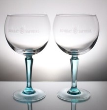 Set of 2 Bombay Sapphire Balloon Gin Glasses 500ml