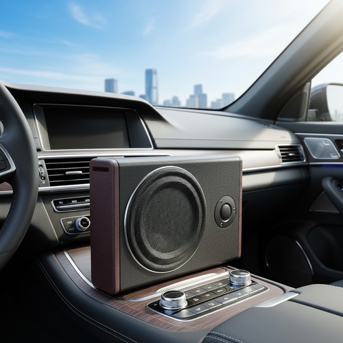 Subwoofer and amp - subwoofer, package
