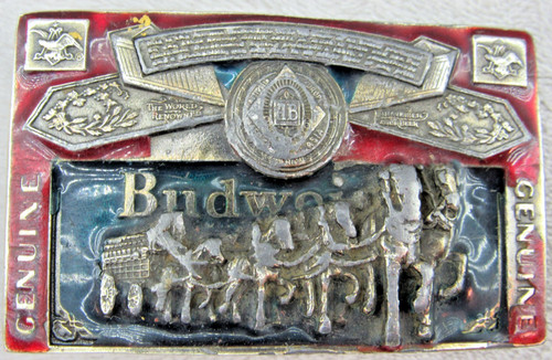 Budweiser belt buckle - budweiser,