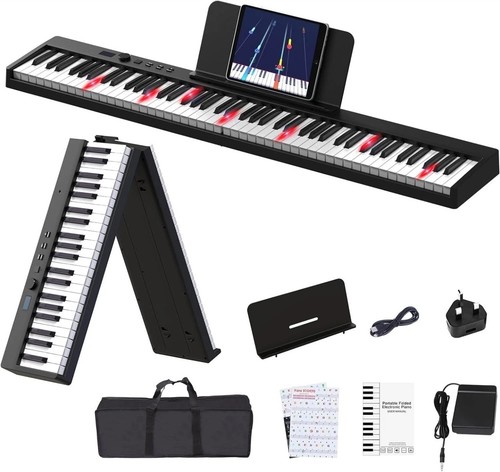 Key folding digital piano - folding,