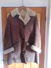 real sheepskin coat women size