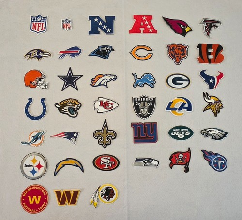 Nfl team patch embroidered - nfl,