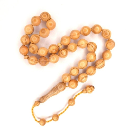 Budget wood prayer - 33, beads