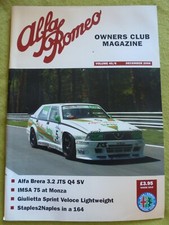 ALFA ROMEO OWNERS CLUB / #6 DEC 2006 / GIULIETTA SPRINT VELOCE LIGHTWEIGHT