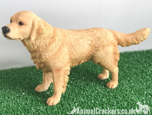 Golden retriever figurine - golden,
