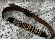 Moschino Vintage Leather Belt