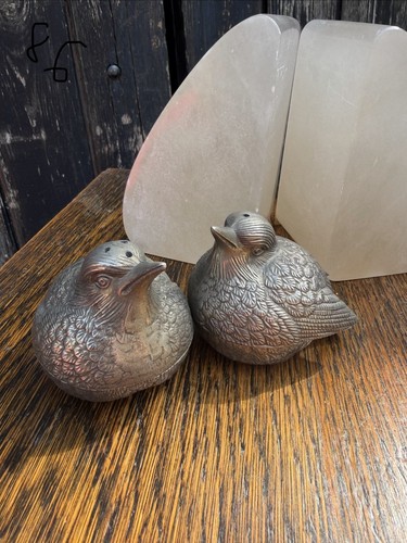 Vintage silver plate salt - vintage, and