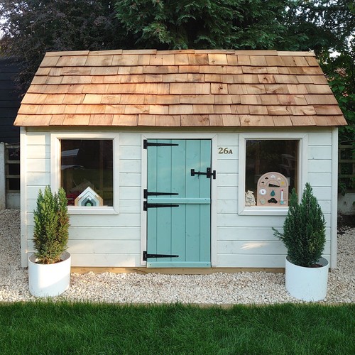 Wooden wendy house - wooden,