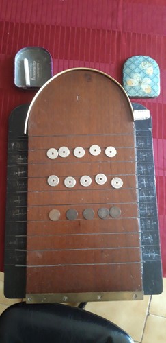 Antique shove halfpenny - shove,