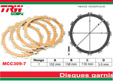 Set of 7 clutch trim disc