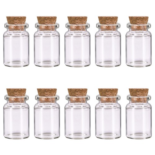Pcs small glass bottles - small,