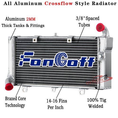 Row aluminum radiator for - row,